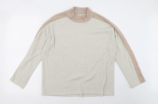 Sainsburys Womens White   Pullover Sweatshirt Size 12