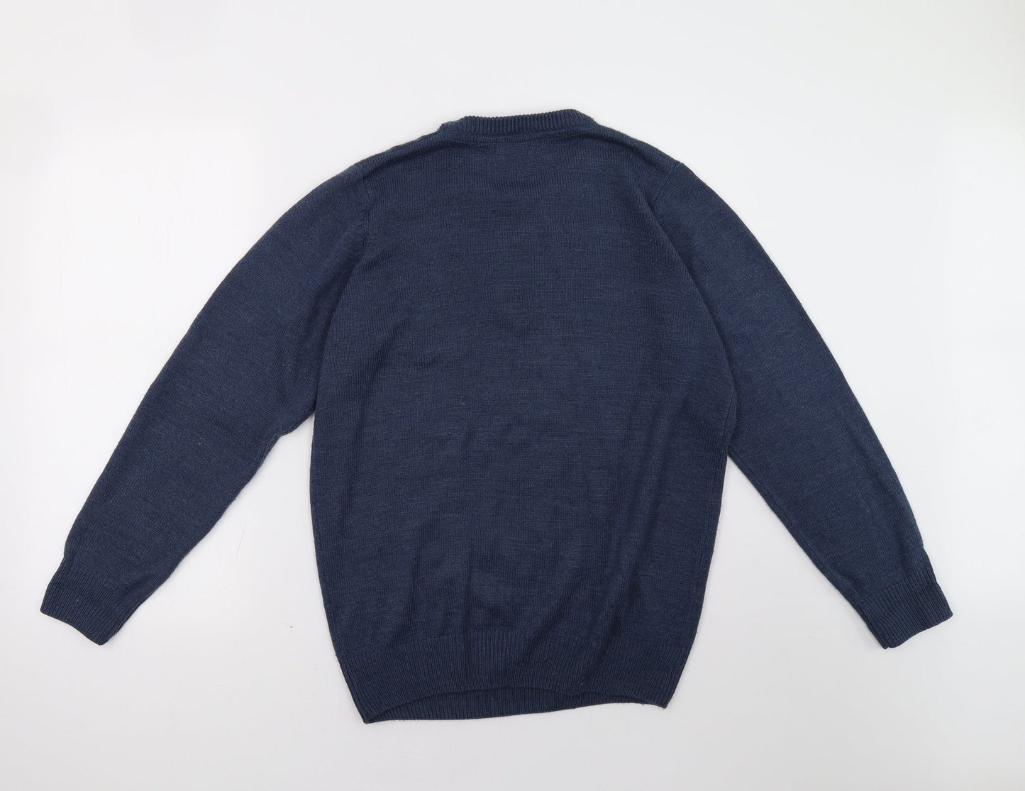 EWM Mens Blue   Pullover Sweatshirt Size M
