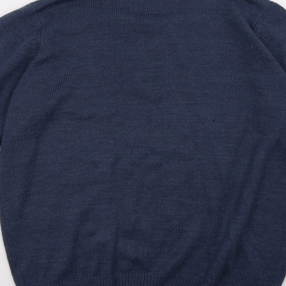 EWM Mens Blue   Pullover Sweatshirt Size M