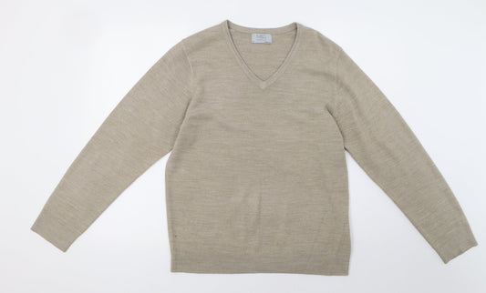 Marks and Spencer Mens Beige   Pullover Sweatshirt Size M