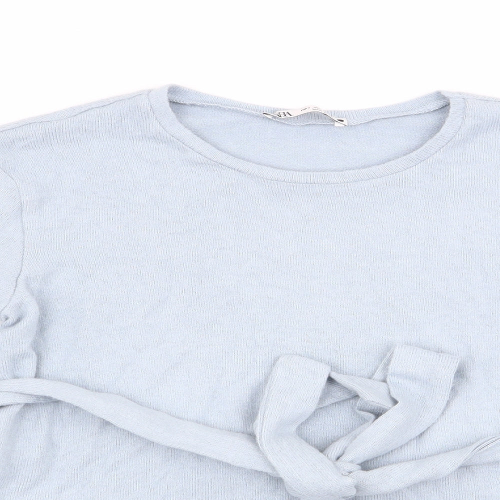 Zara Womens Blue   Pullover Jumper Size 6