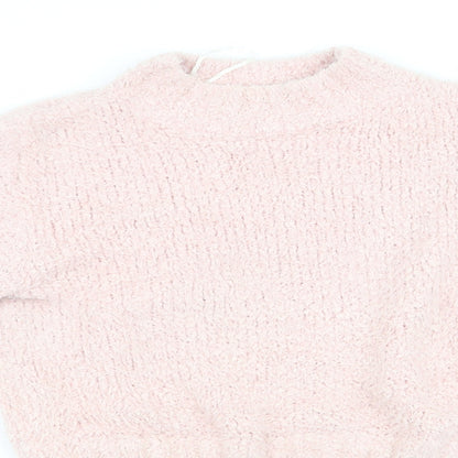 Divided Womens Pink   Pullover Jumper Size 4
