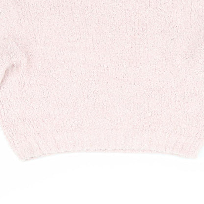 Divided Womens Pink   Pullover Jumper Size 4
