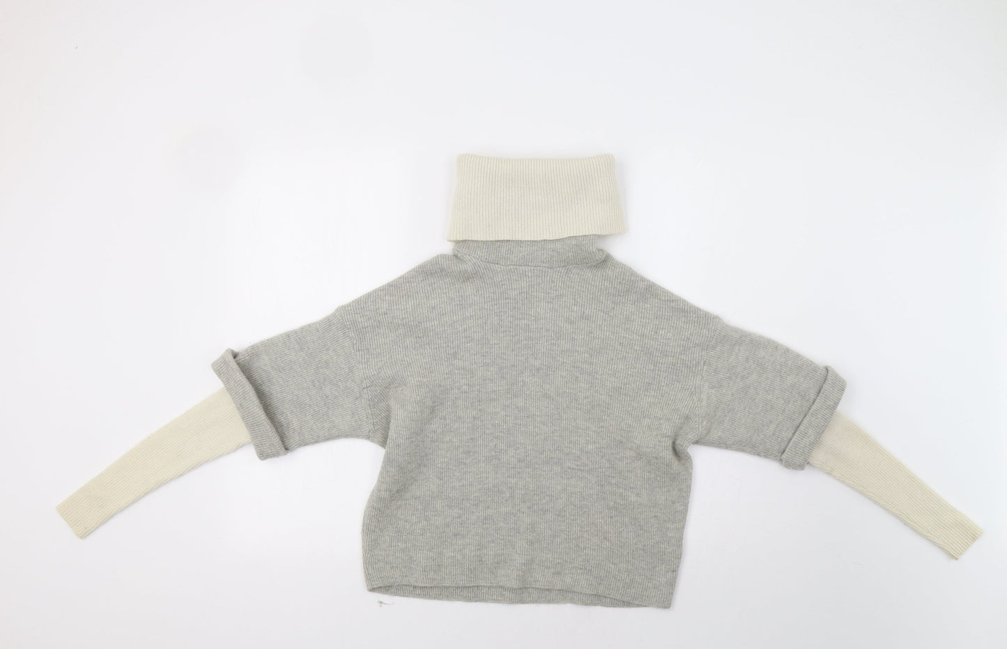 H&M Womens Grey   Pullover Jumper Size S