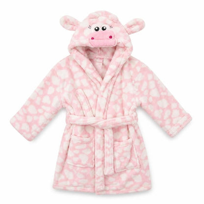 Billy&Millie Girls Pink Animal Print  Kimono Robe Size 3-4 Years