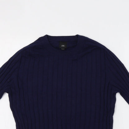 River Island Womens Blue   Pullover Jumper Size L