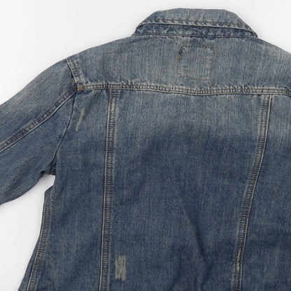 17&Co Womens Blue  Denim Jacket  Size S