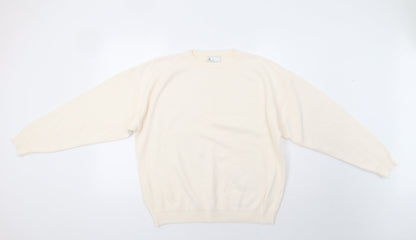 BHS Womens Ivory   Pullover Jumper Size L