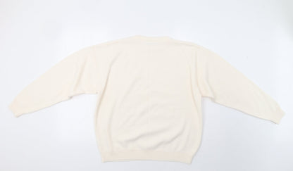 BHS Womens Ivory   Pullover Jumper Size L
