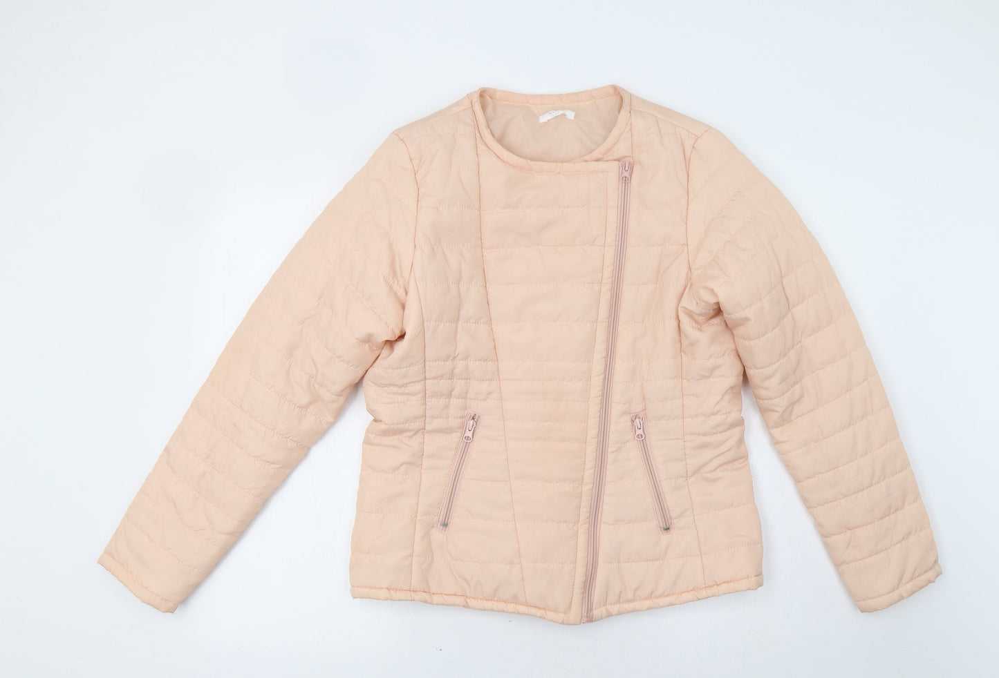 Preworn Womens Beige   Jacket Coatigan Size 14