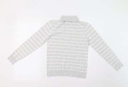 Gap Womens Grey Striped  Pullover Jumper Size XS