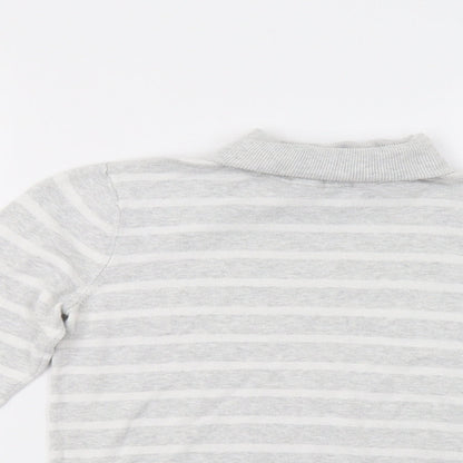 Gap Womens Grey Striped  Pullover Jumper Size XS