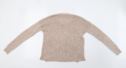 Internacionale Womens Beige   Pullover Jumper Size 10  - Bear