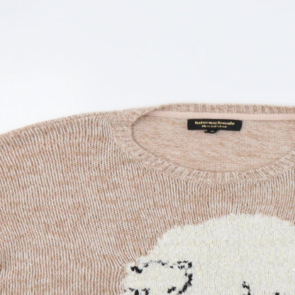Internacionale Womens Beige   Pullover Jumper Size 10  - Bear