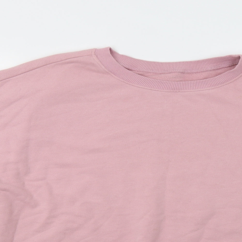 SheIn Womens Pink   Pullover Sweatshirt Size S