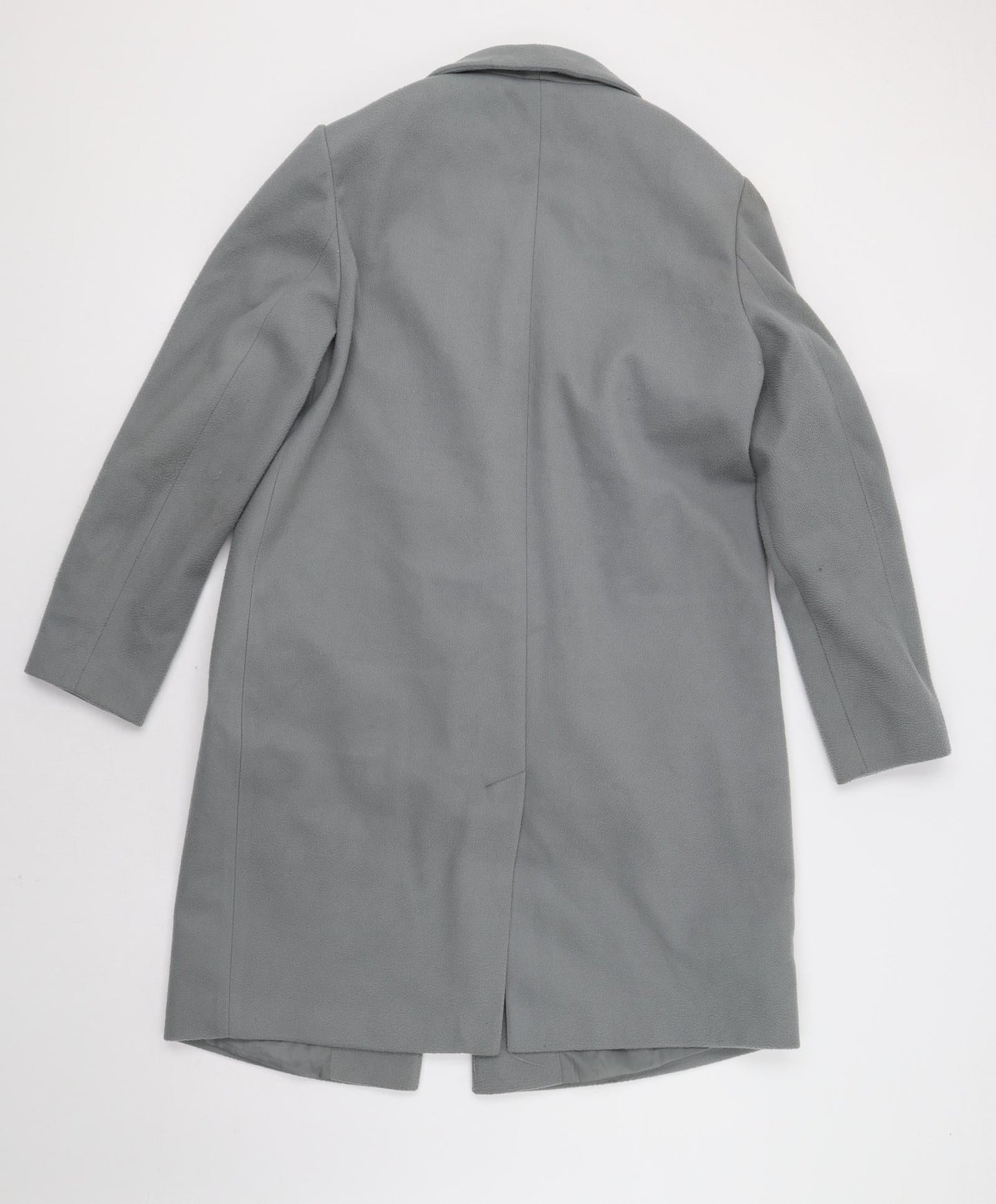 New Look Womens Grey   Motorcycle Jacket Coat Size 10