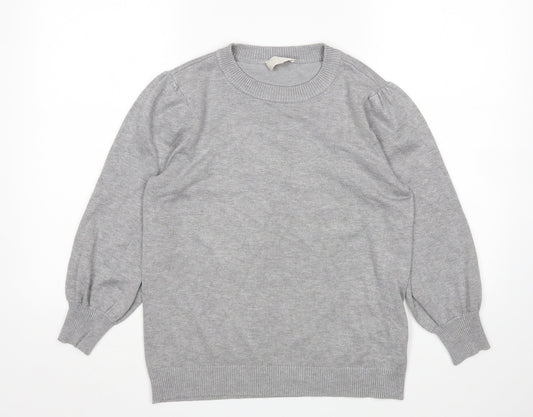 Minus Womens Grey   Pullover Sweatshirt Size M