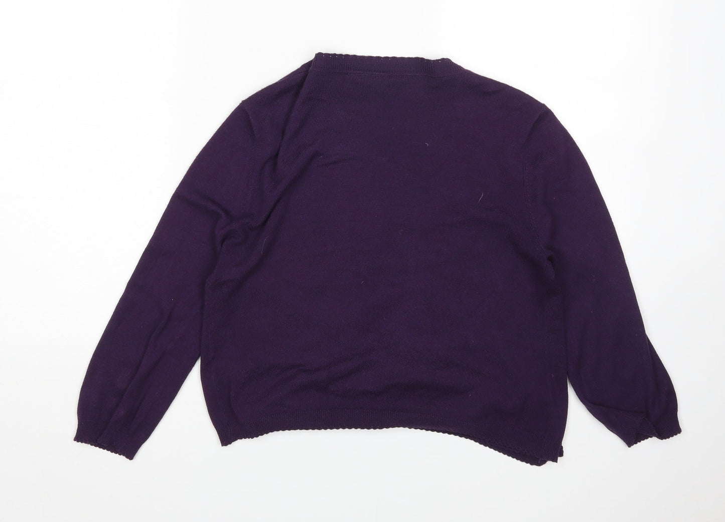 Wallis Womens Purple   Cardigan Jumper Size M