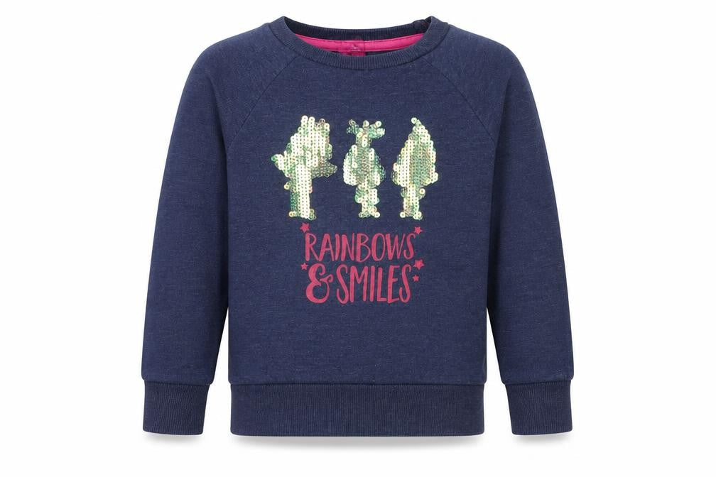 Character  Girls Blue   Pullover Sweatshirt Size 4 Years  - Trolls