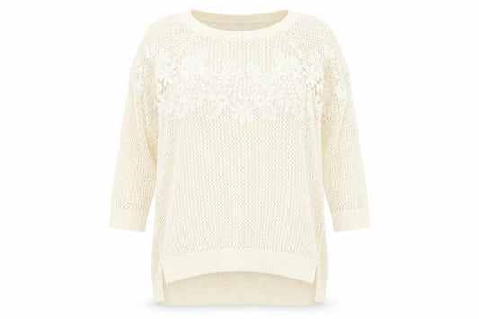 Warehouse Womens Beige   Pullover Jumper Size 10