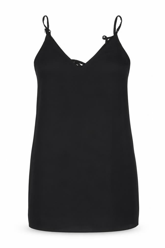 Preworn Womens Black   Basic Tank Size 10