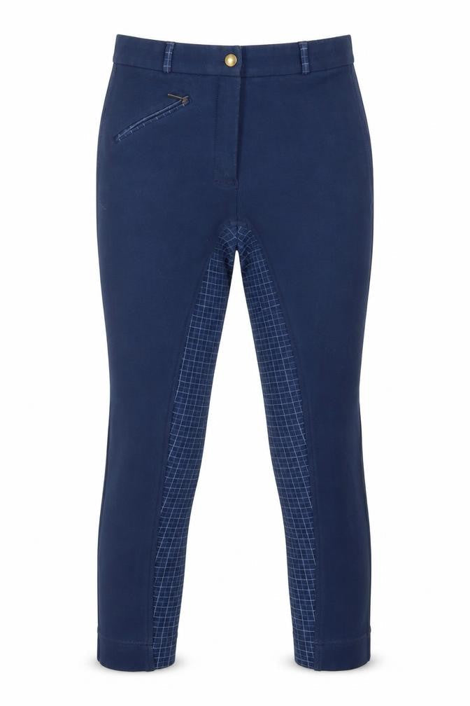 Sherwood Forest Mens Blue Plaid  Capri Trousers Size 28 L25 in - trekking