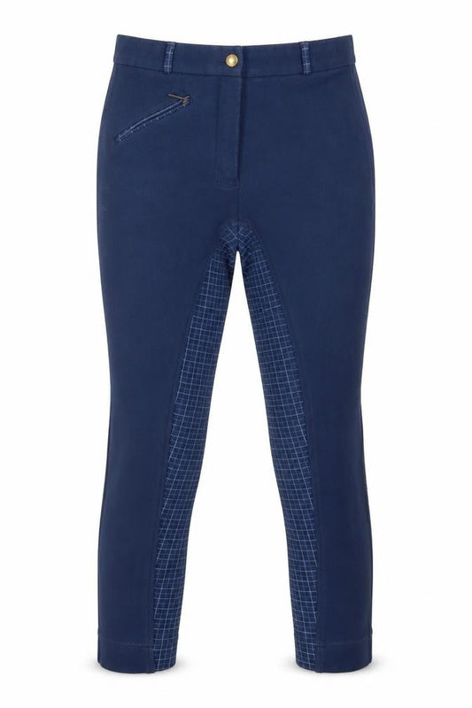 Sherwood Forest Mens Blue Plaid  Capri Trousers Size 28 L25 in - trekking