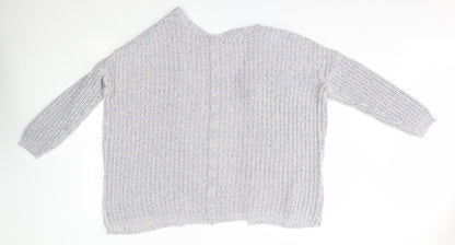 Tu Womens Grey   Cardigan Jumper Size 12