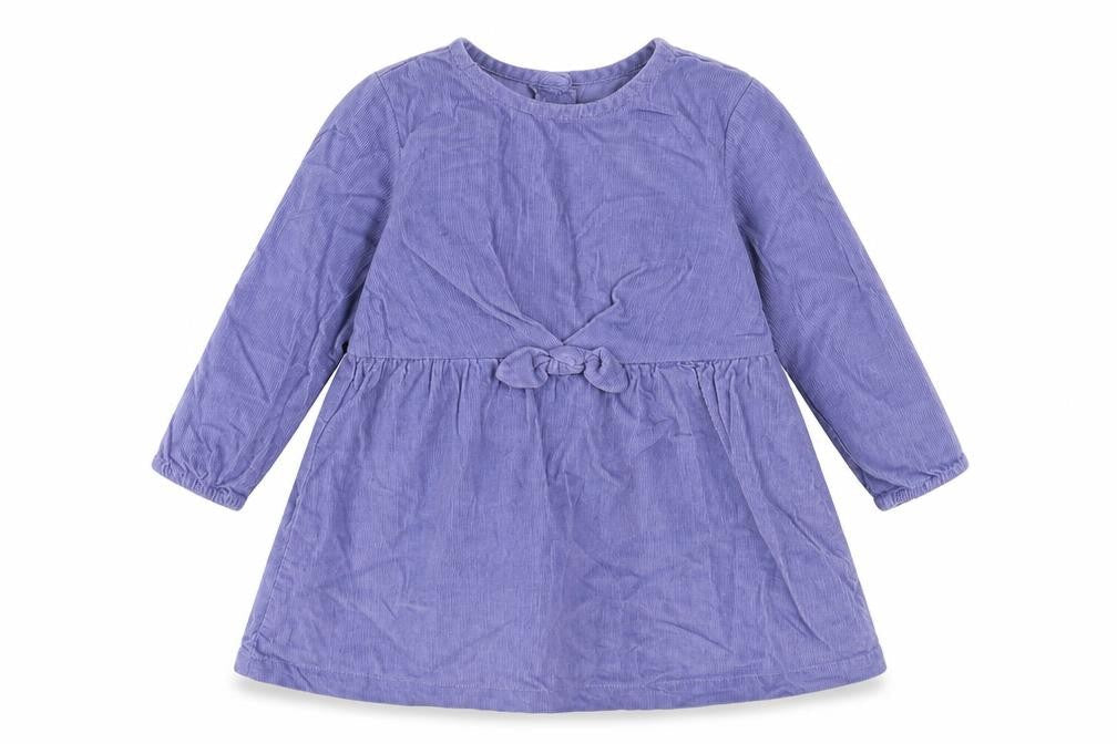 united colours of benetton Girls Purple  Corduroy A-Line  Size 9-12 Months