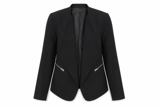 DIFFUSE Womens Black   Jacket Blazer Size 8