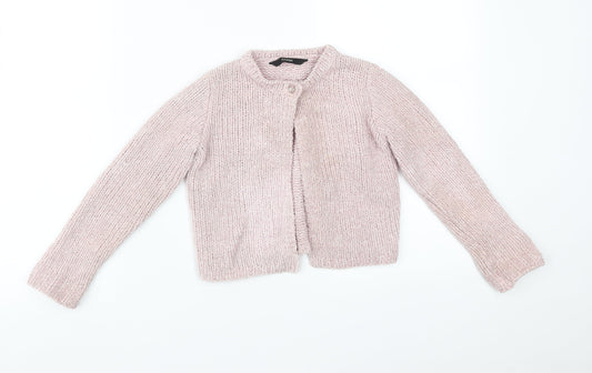 George Girls Pink   Cardigan Jumper Size 6-7 Years