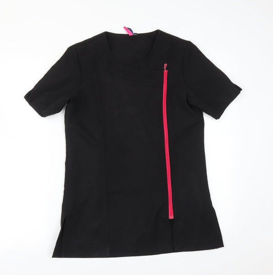 Premier Womens Black   Tunic T-Shirt Size 10