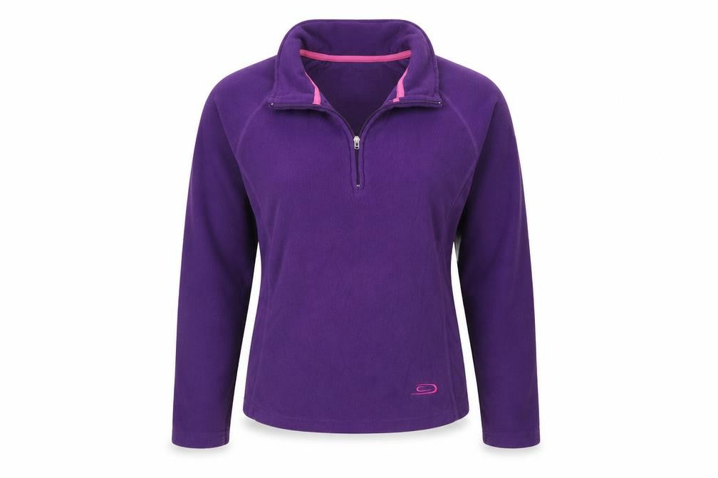 CRANE TRAIL Womens Purple   Full Zip Jumper Size S