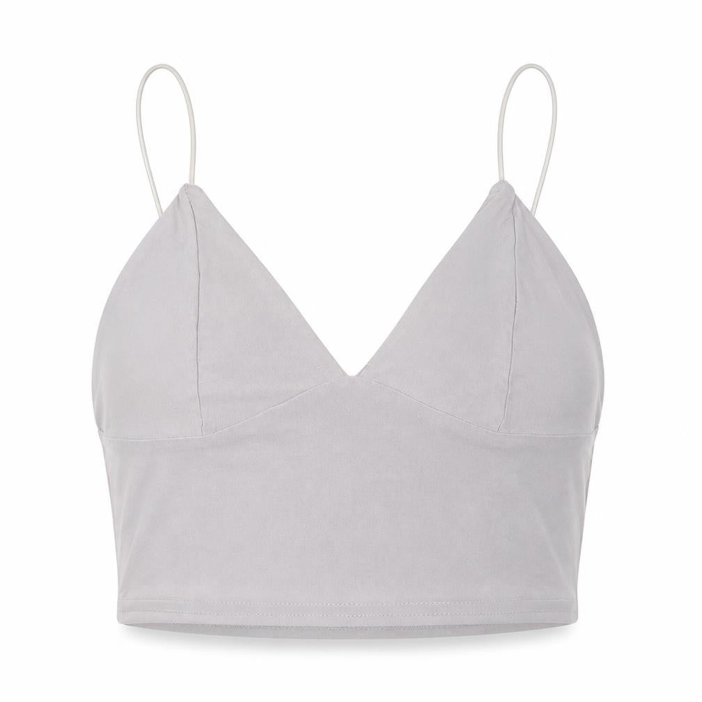 PRETTYLITTLETHING Womens Grey   Basic T-Shirt Size 8