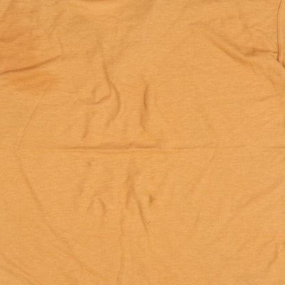 Fellini Mens Orange    Polo Size L