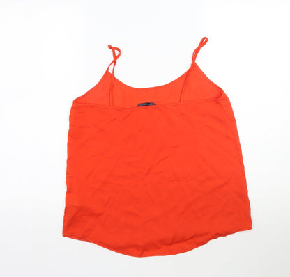 Marks & Spencer Womens Red   Camisole Blouse Size 10