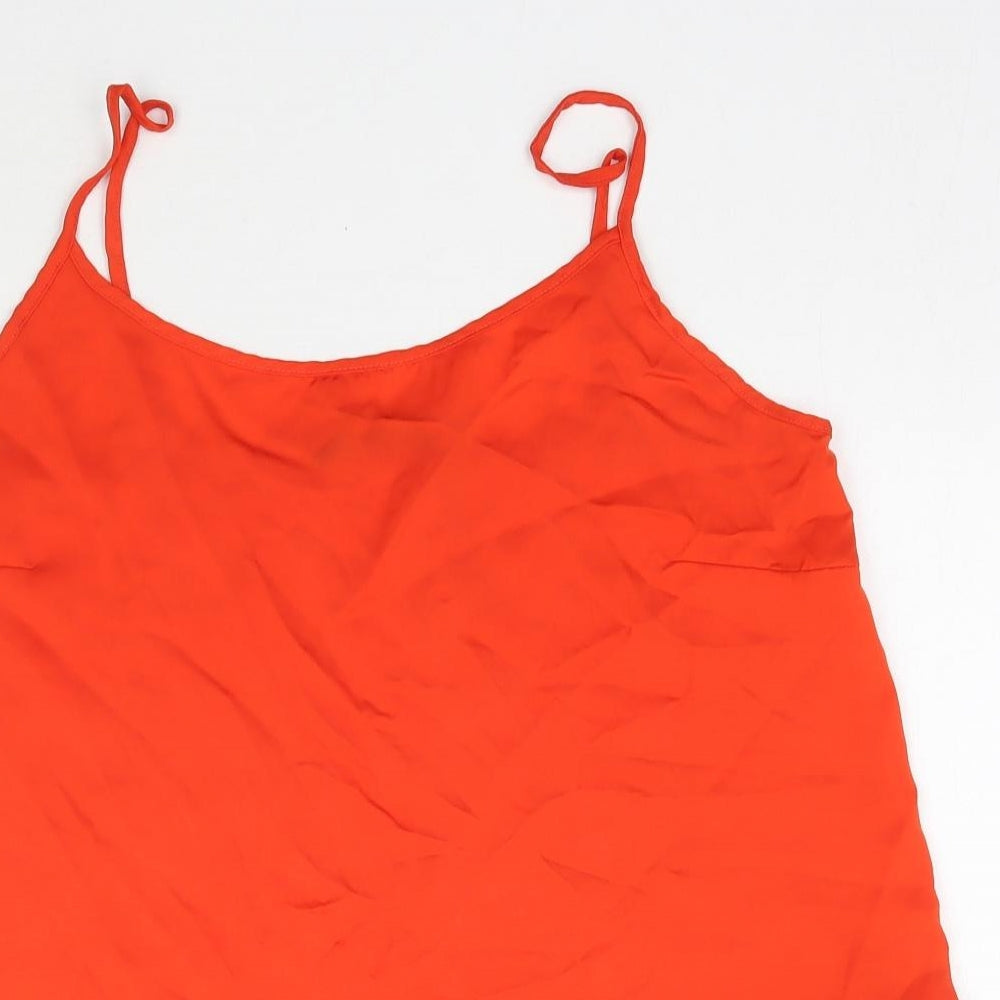 Marks and Spencer Womens Red   Camisole Blouse Size 10