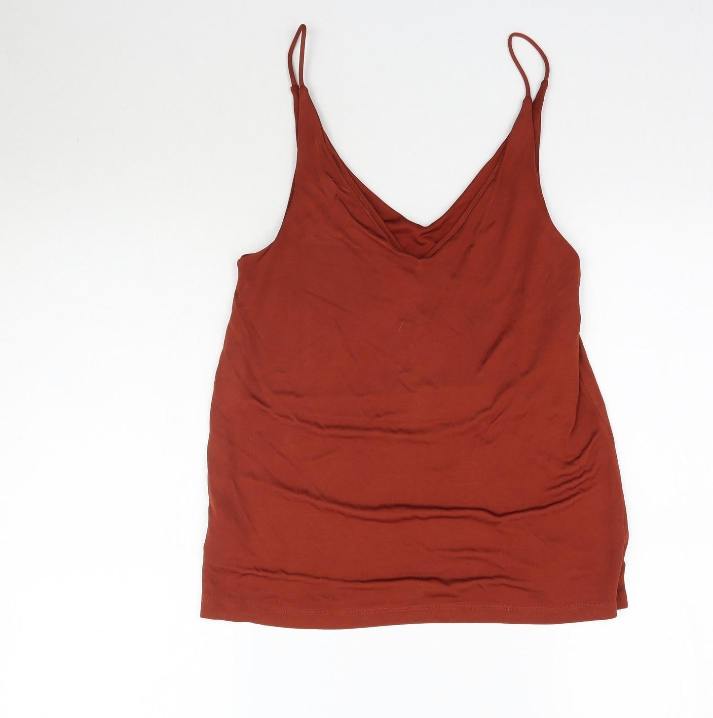 H&M Womens Brown   Camisole Blouse Size XL