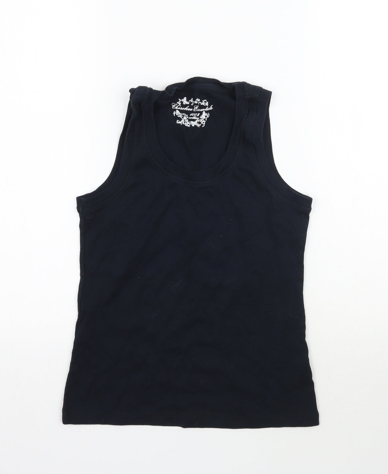 Cherokee Womens Blue   Basic T-Shirt Size 12