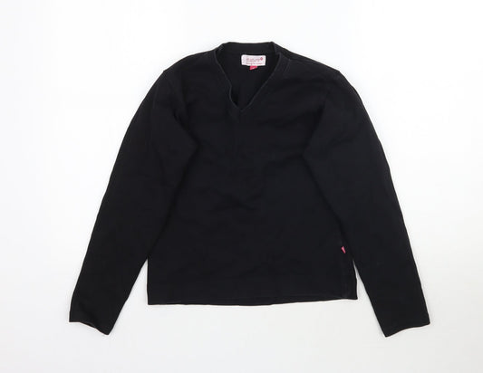 Stature Womens Black   Pullover Sweatshirt Size 10