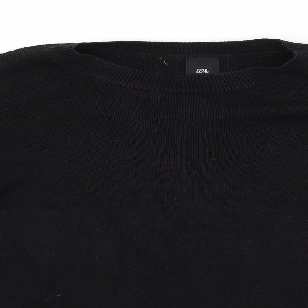 River Island Womens Black   Pullover Jumper Size 10