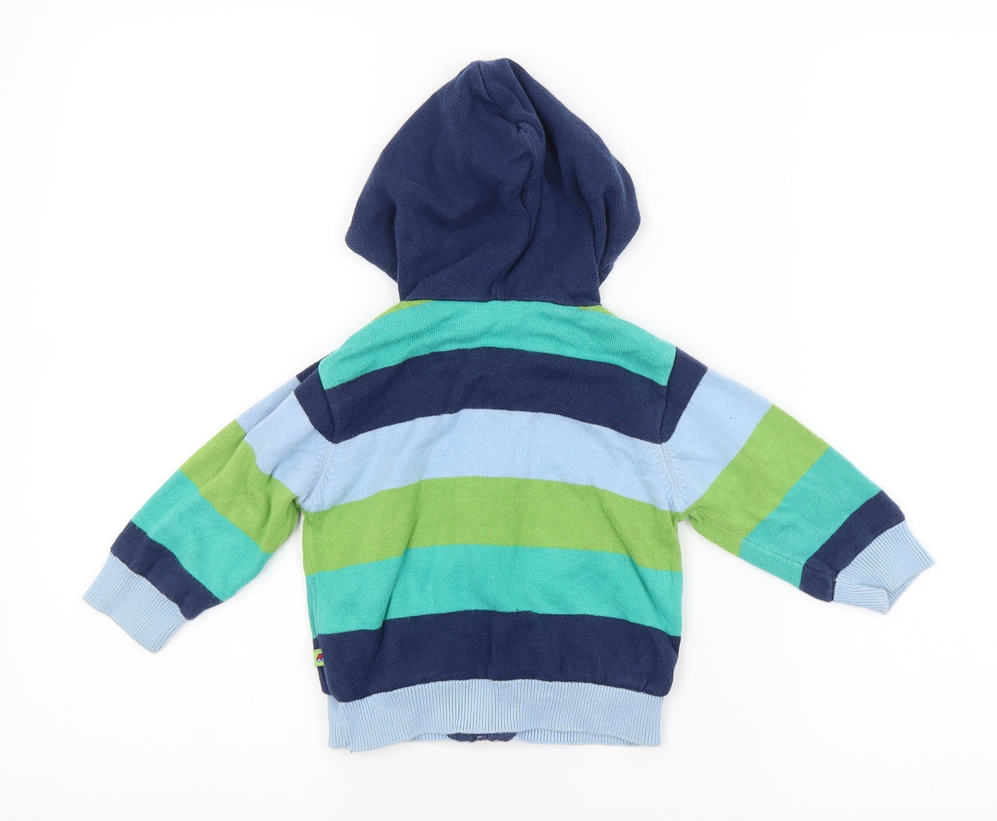 Blue Zoo Baby Blue Striped  Basic Jacket Jacket Size 9-12 Months