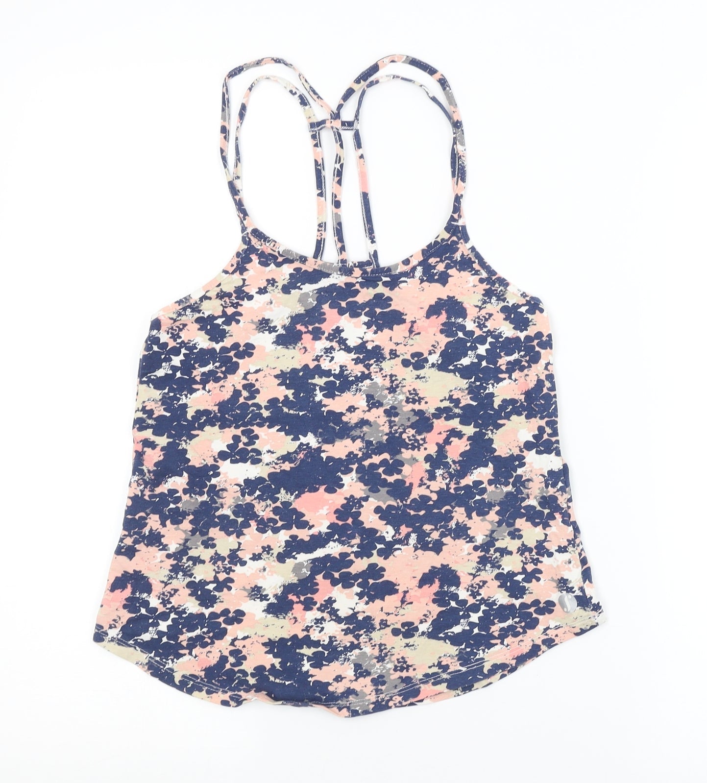 New Look Womens Multicoloured Floral  Cropped Tank Size XS