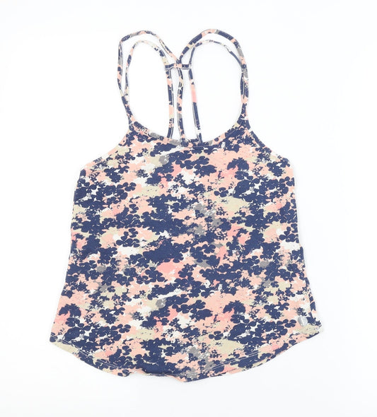 New Look Womens Multicoloured Floral  Cropped Tank Size XS