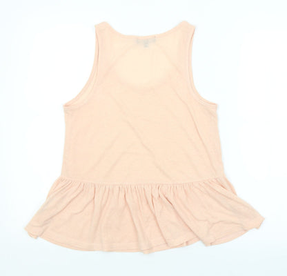 Preloved New Look Womens Pink   Basic Tank Size 6 - Back