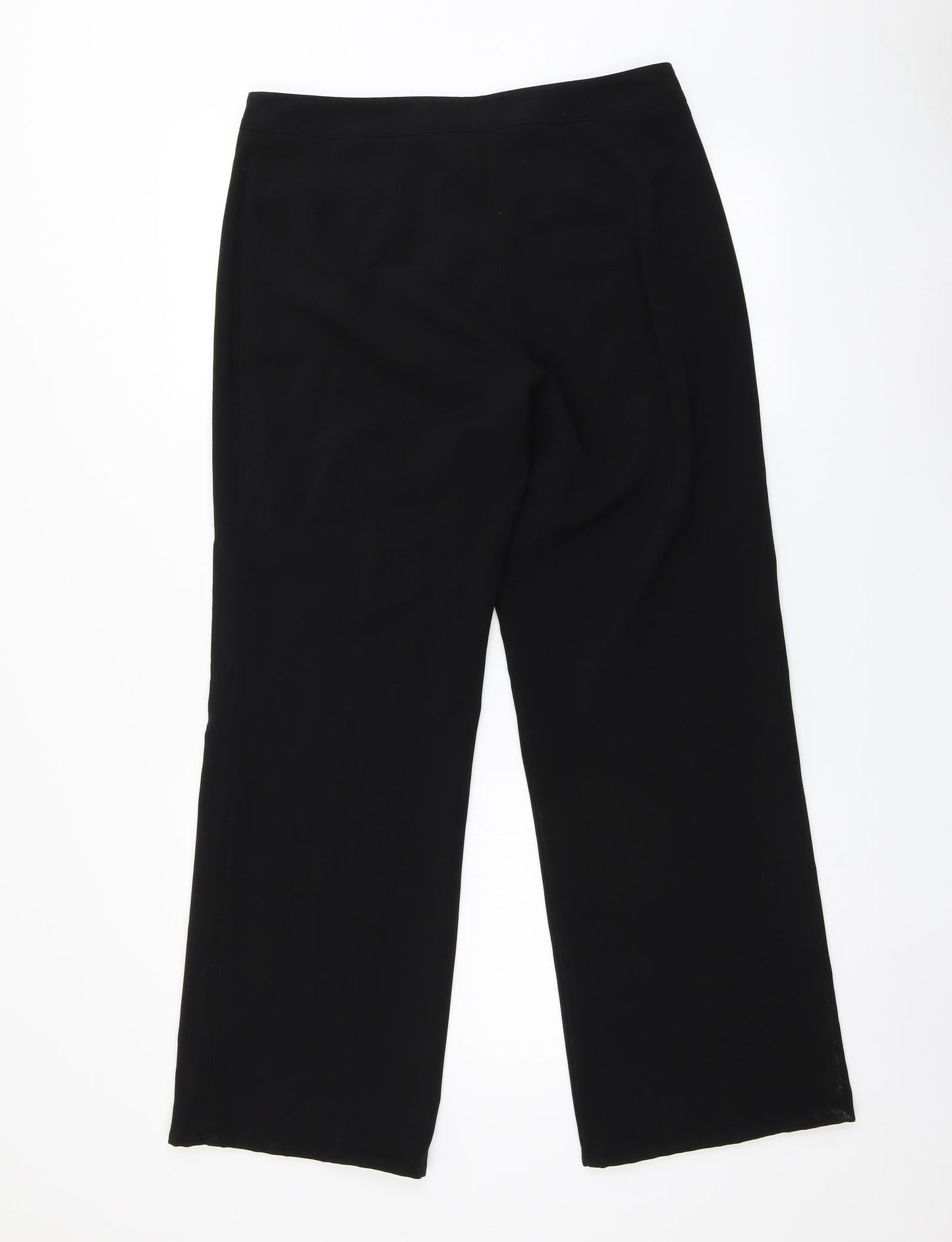 Mia Moda Womens Black   Trousers  Size 12 L29 in