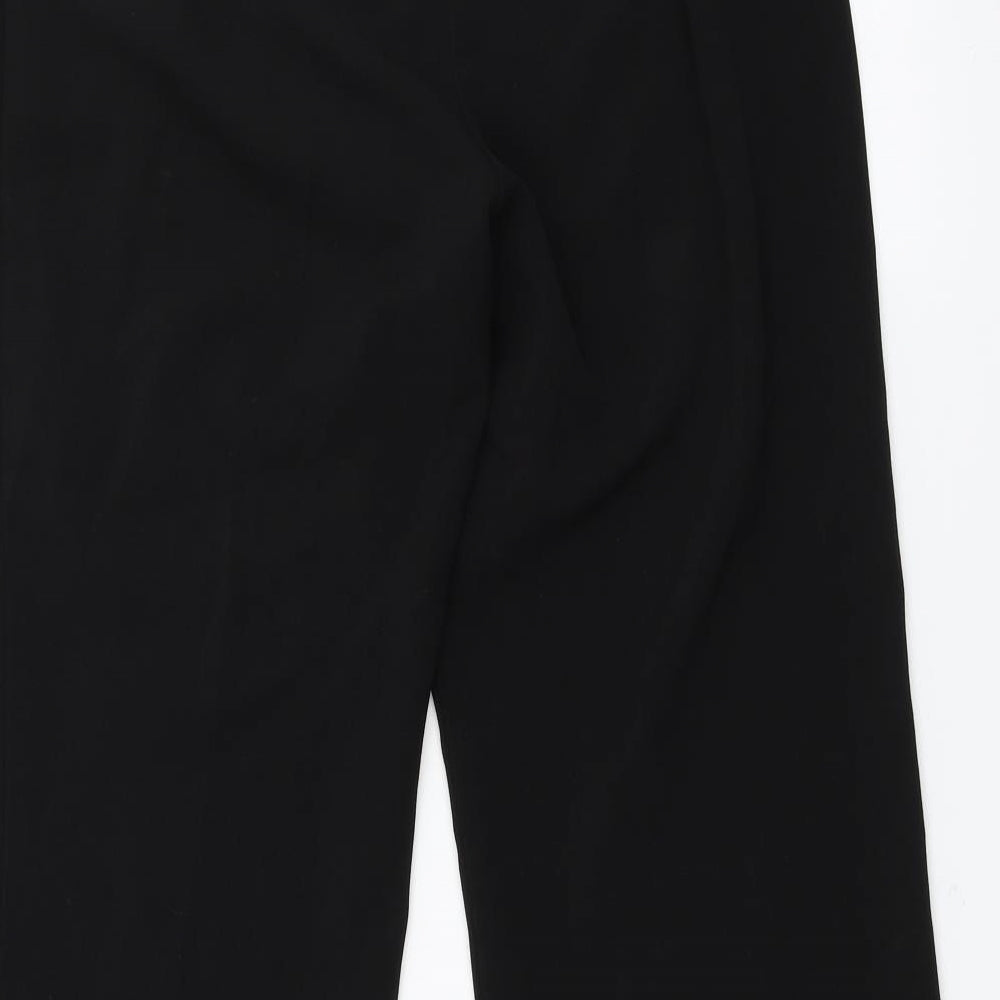Mia Moda Womens Black   Trousers  Size 12 L29 in