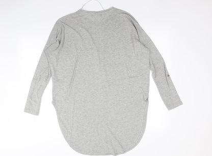 Preloved Primark Womens Grey   Basic T-Shirt Size S - Back