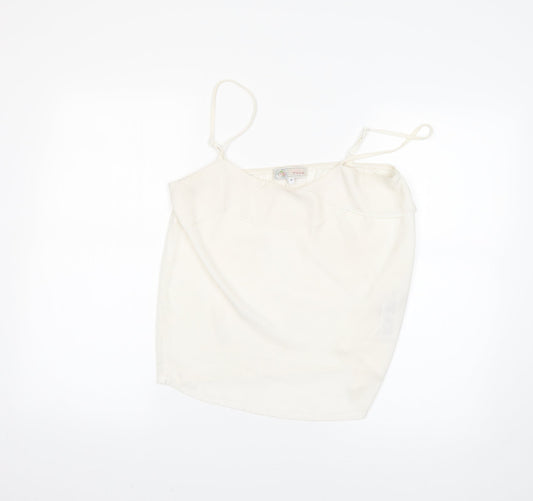 Cameo Rose Womens White   Basic T-Shirt Size 12