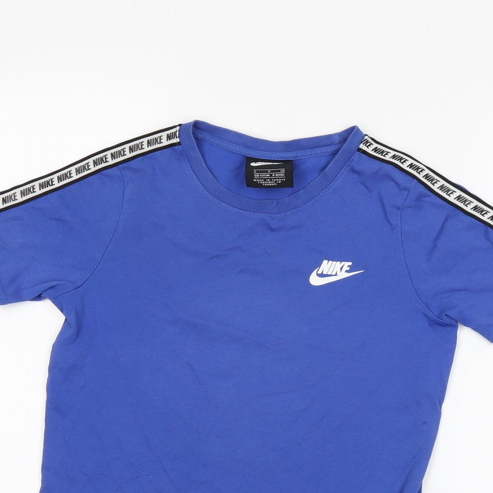 Nike Boys Blue   Basic T-Shirt Size 9-10 Years